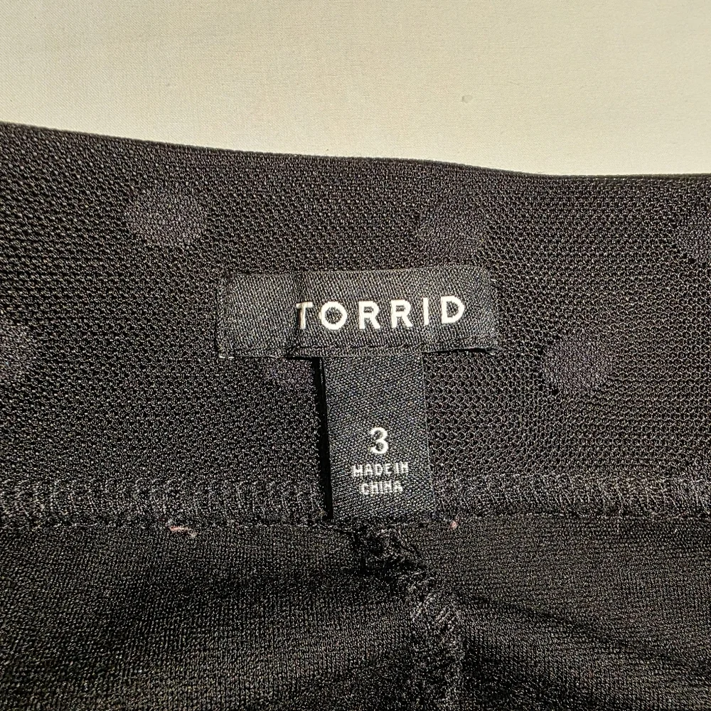 Torrid Black Polka Dot Tulle Midi Skirt for Night Out 3X EUC - Picture 5 of 13